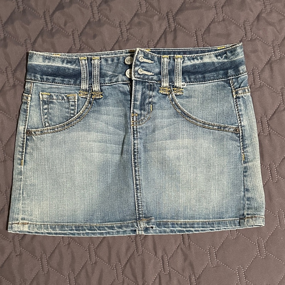 GAP Light Blue Denim Mini Skirt